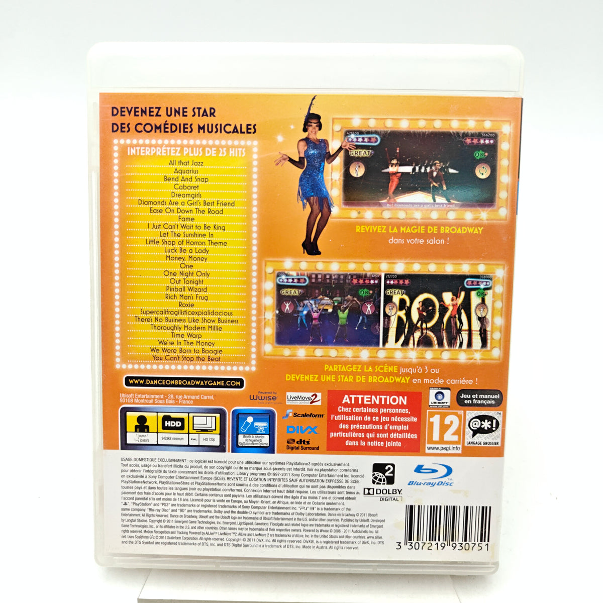 DANCE ON BROADWAY - PLAYSTATION 3