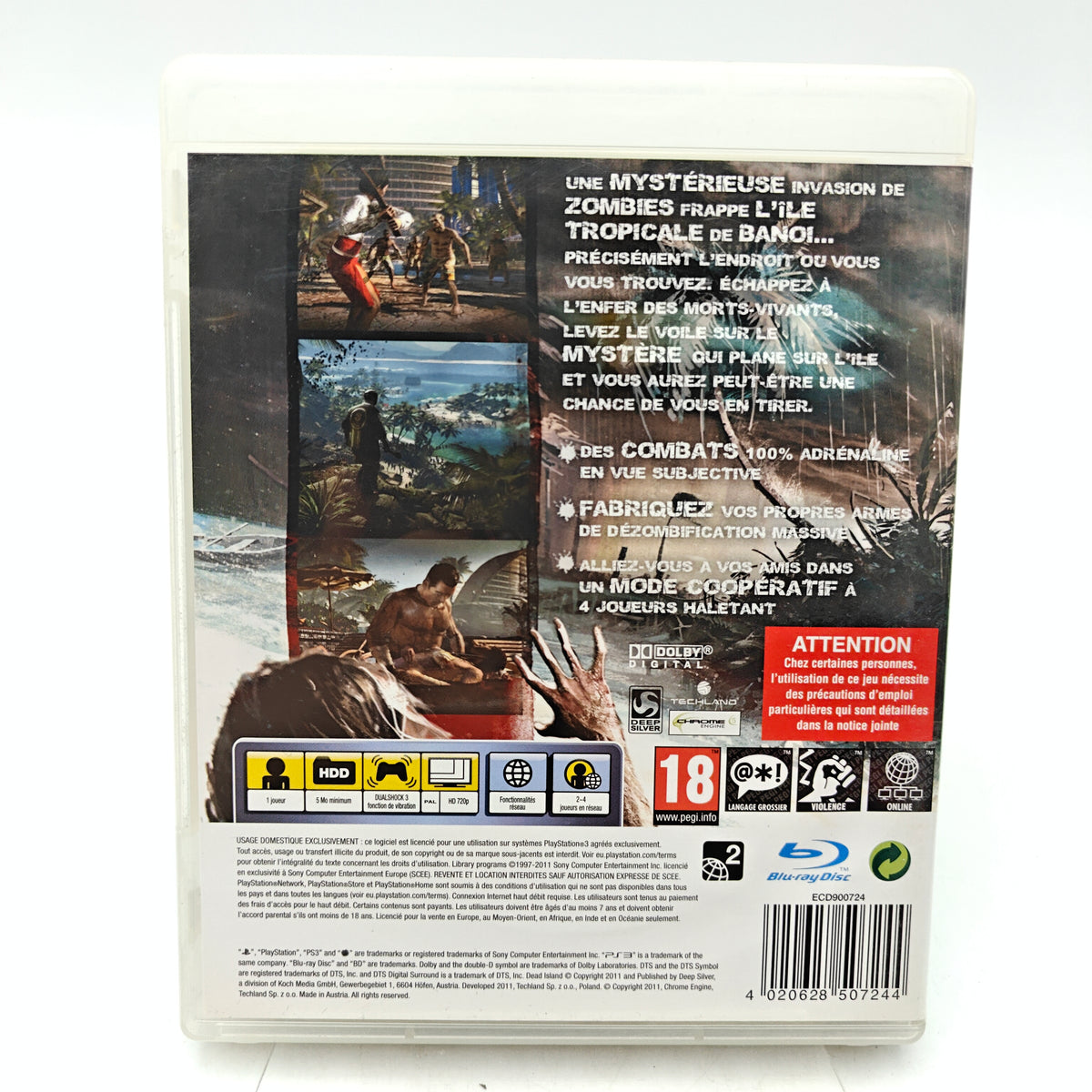 DEAD ISLAND - PLAYSTATION 3