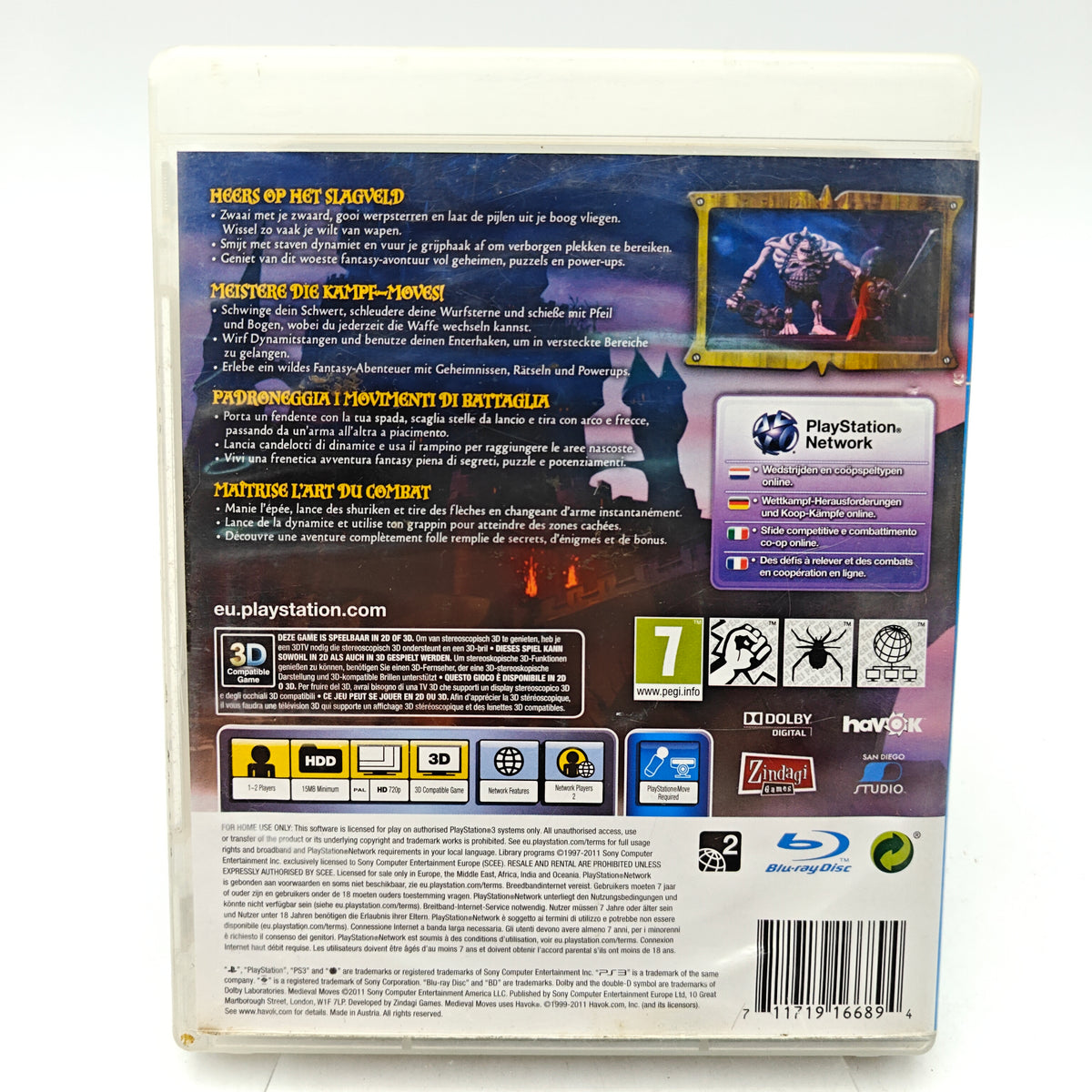 MEDIEVAL MOVES - PLAYSTATION 3