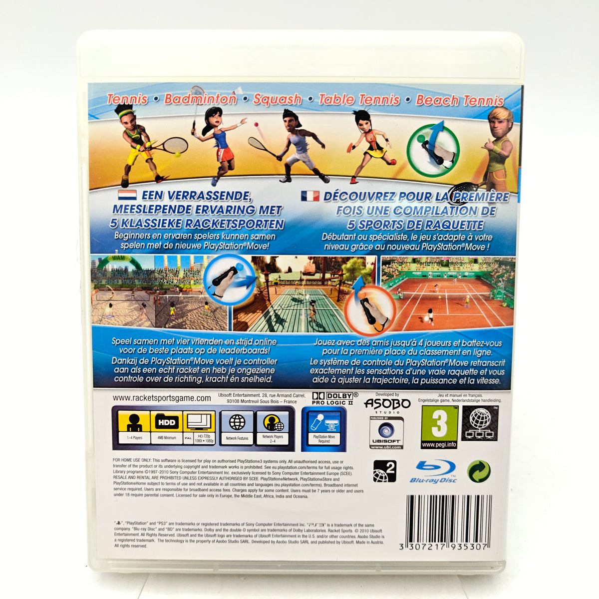 RACKET SPORTS - PLAYSTATION 3