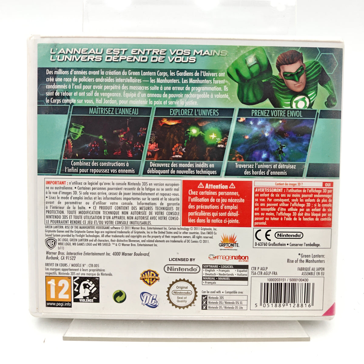 GREEN LANTERN: RISE OF THE MANHUNTERS - NINTENDO 3DS