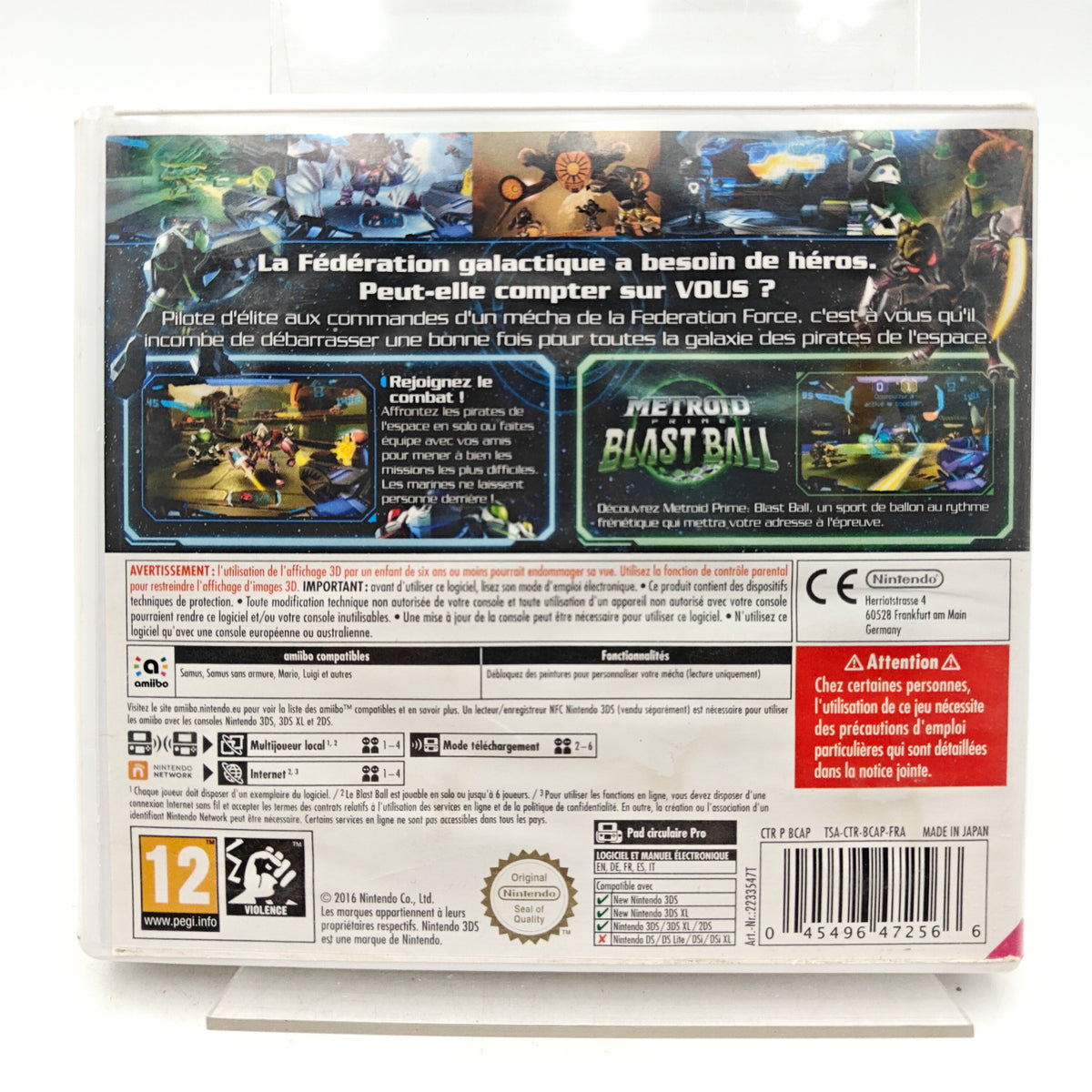 METROID PRIME: FEDERATION FORCE - NINTENDO 3DS