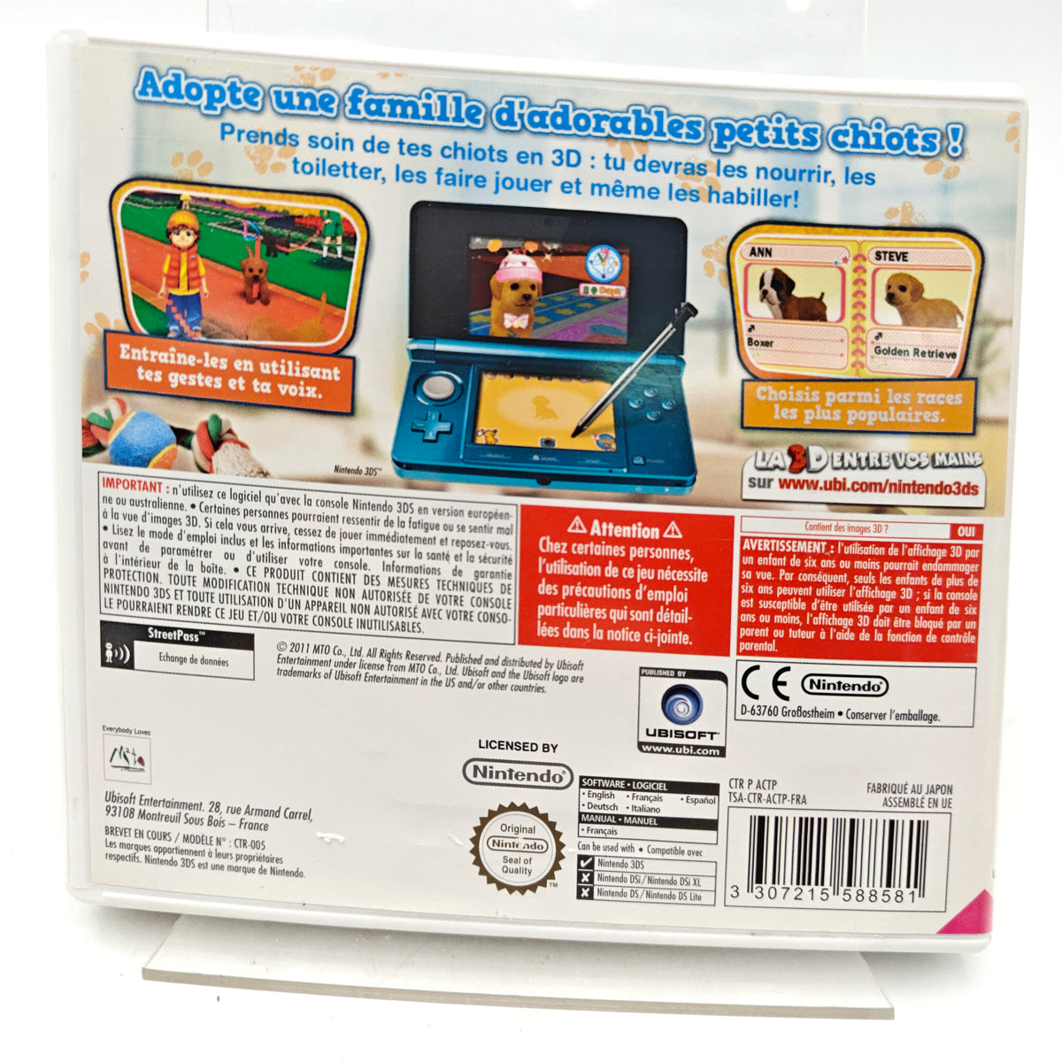 PUPPIES WORLD 3D - NINTENDO 3DS