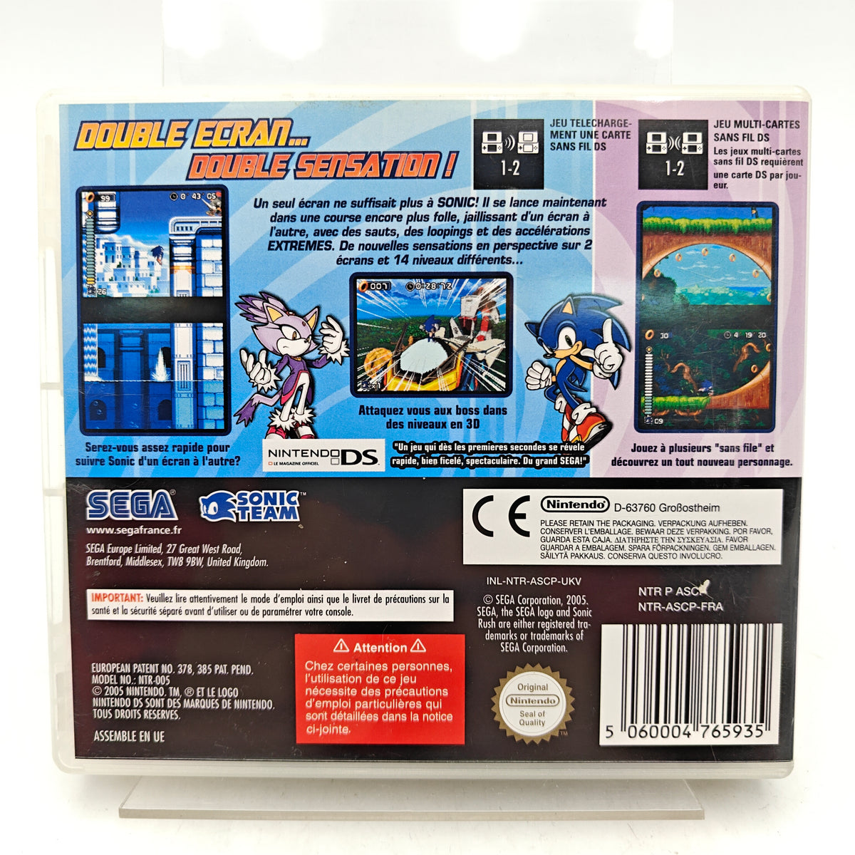 SONIC RUSH - NINTENDO DS