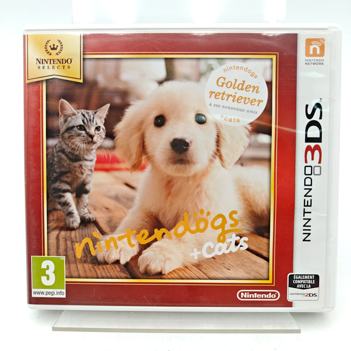 NINTENDOGS + CATS : GOLDEN RETRIEVER - NINTENDO 3DS