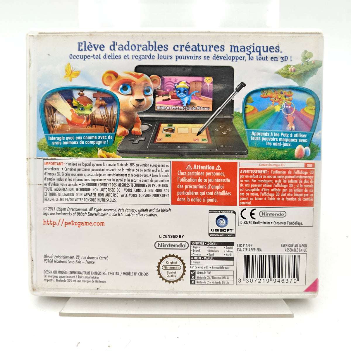 PETZ FANTASY 3D - NINTENDO 3DS