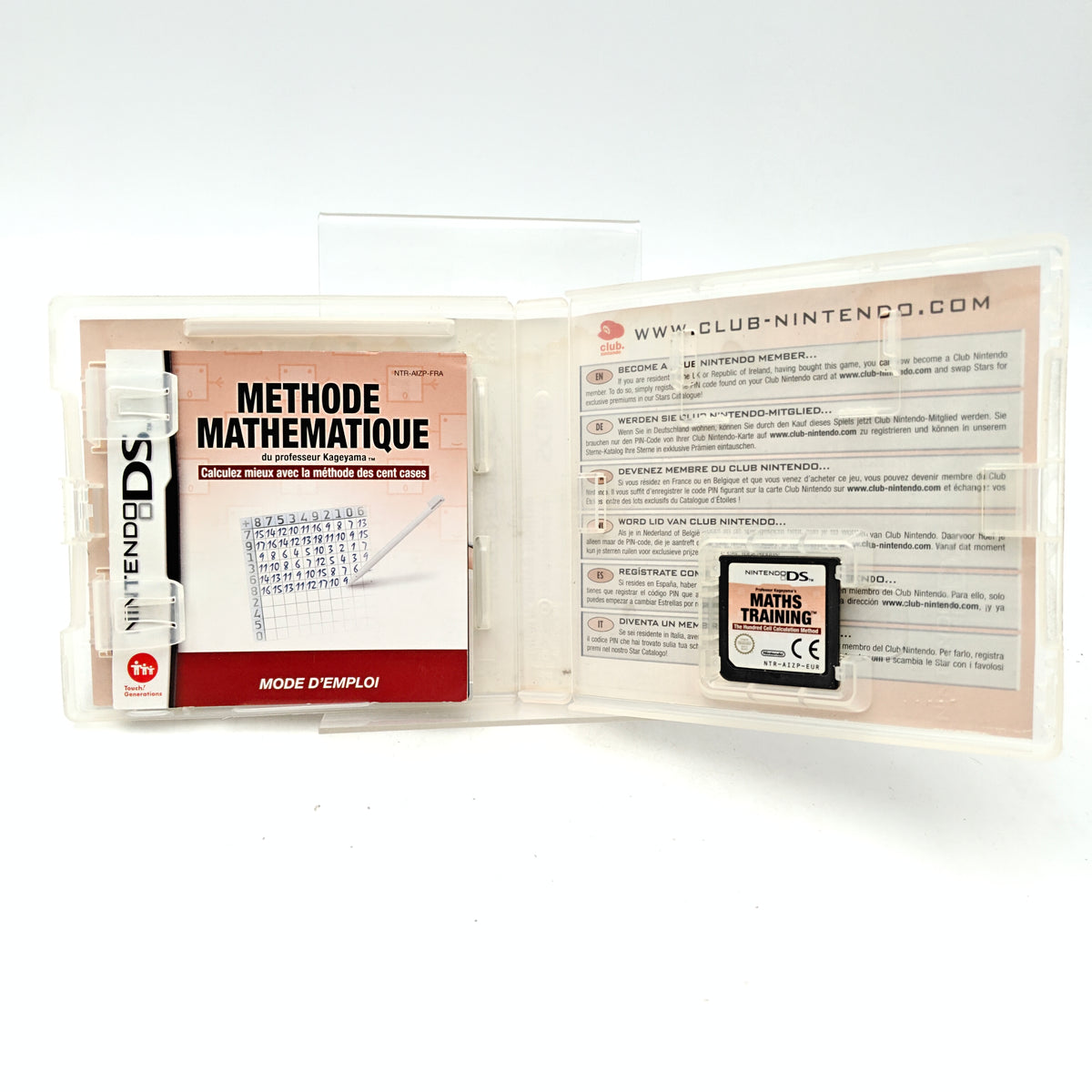 MÉTHODE MATHÉMATIQUE DU PROFESSEUR KAGEYAMA - NINTENDO DS