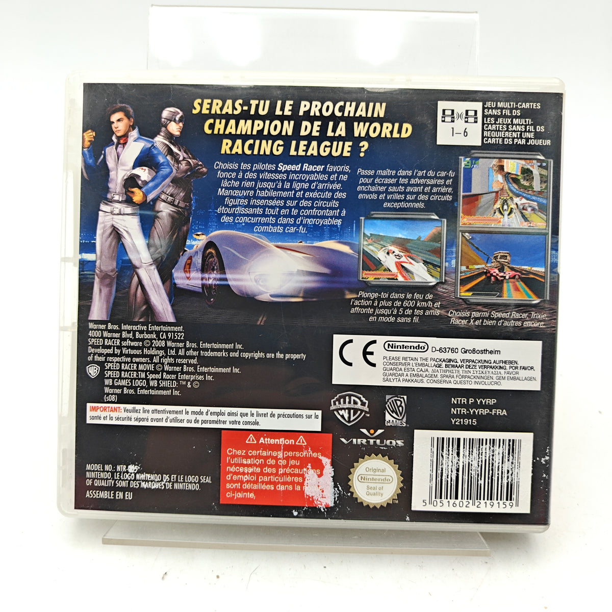SPEED RACER : LE JEU VIDÉO - NINTENDO DS