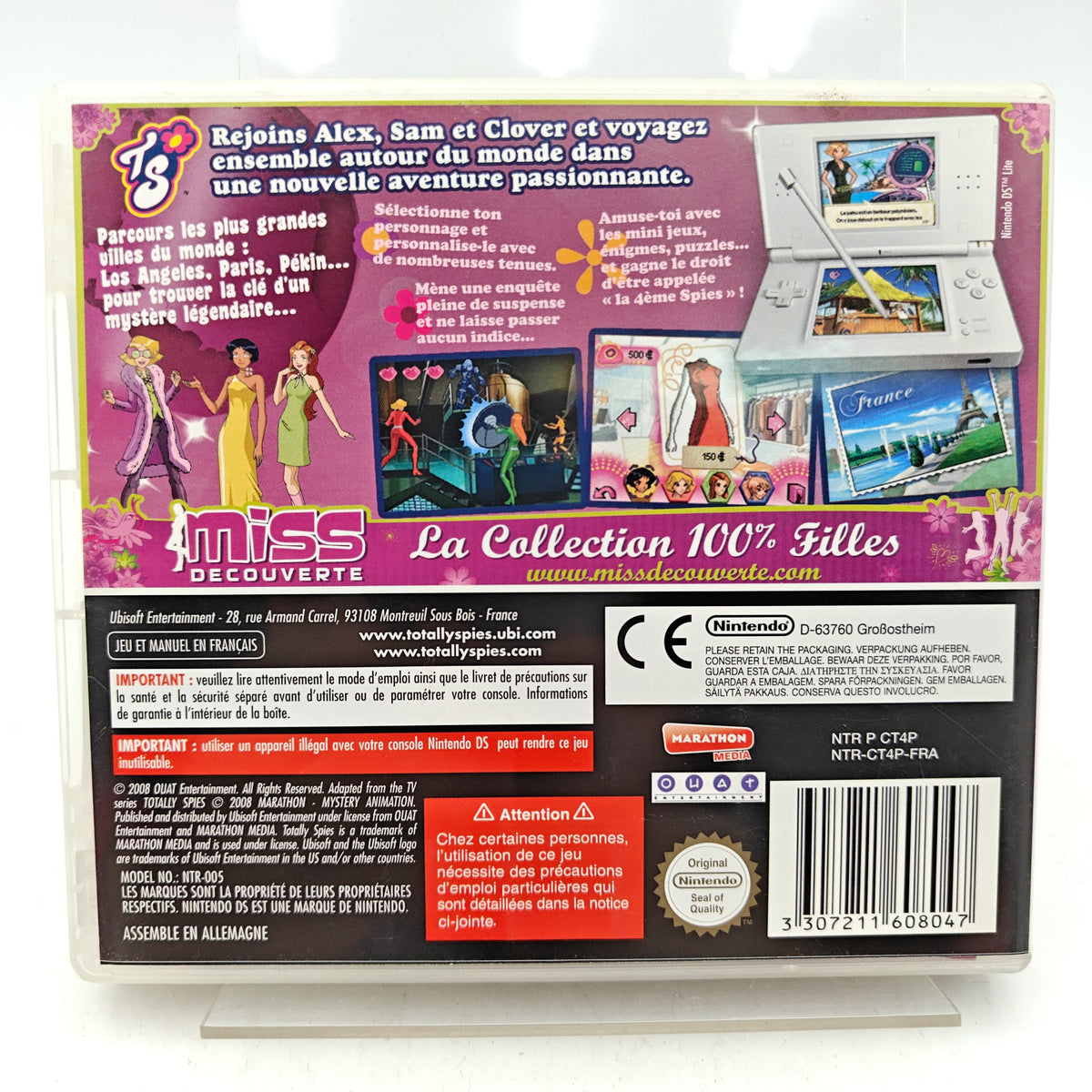 TOTALLY SPIES! 4 : AUTOUR DU MONDE - NINTENDO DS