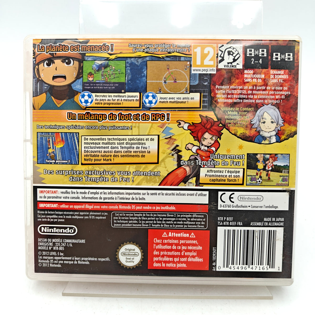 INAZUMA ELEVEN 2 : TEMPÊTE DE FEU - NINTENDO DS