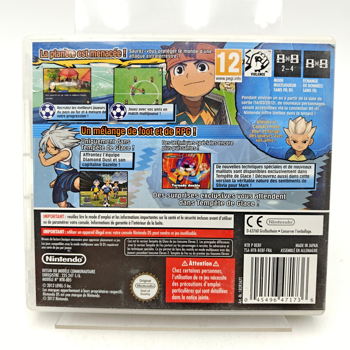 INAZUMA ELEVEN 2 : TEMPÊTE DE GLACE - NINTENDO DS