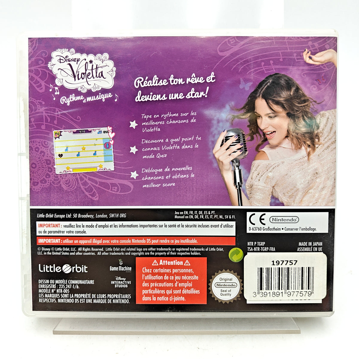 VIOLETTA : RYTHME & MUSIQUE - NINTENDO 3DS