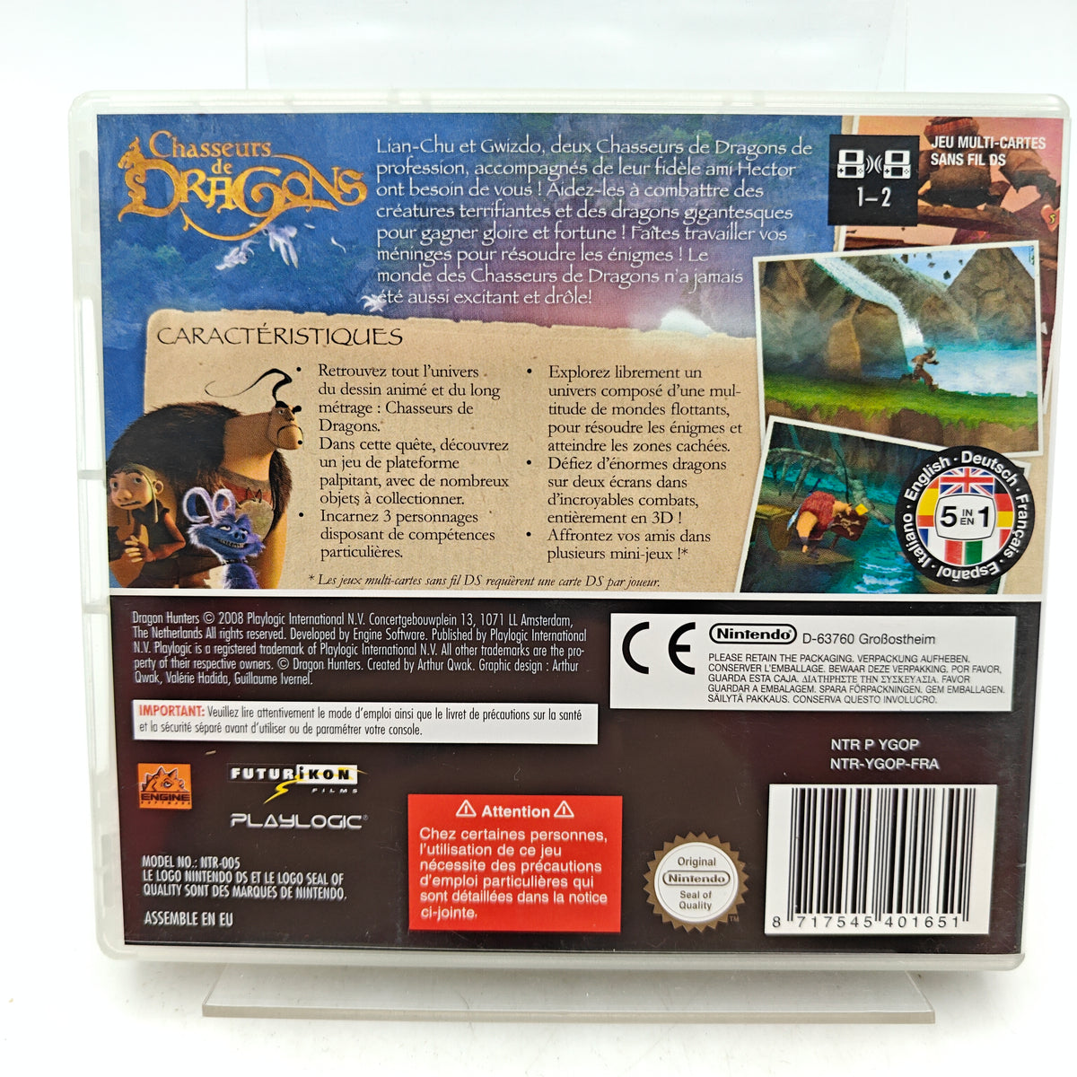 CHASSEURS DE DRAGONS - NINTENDO DS