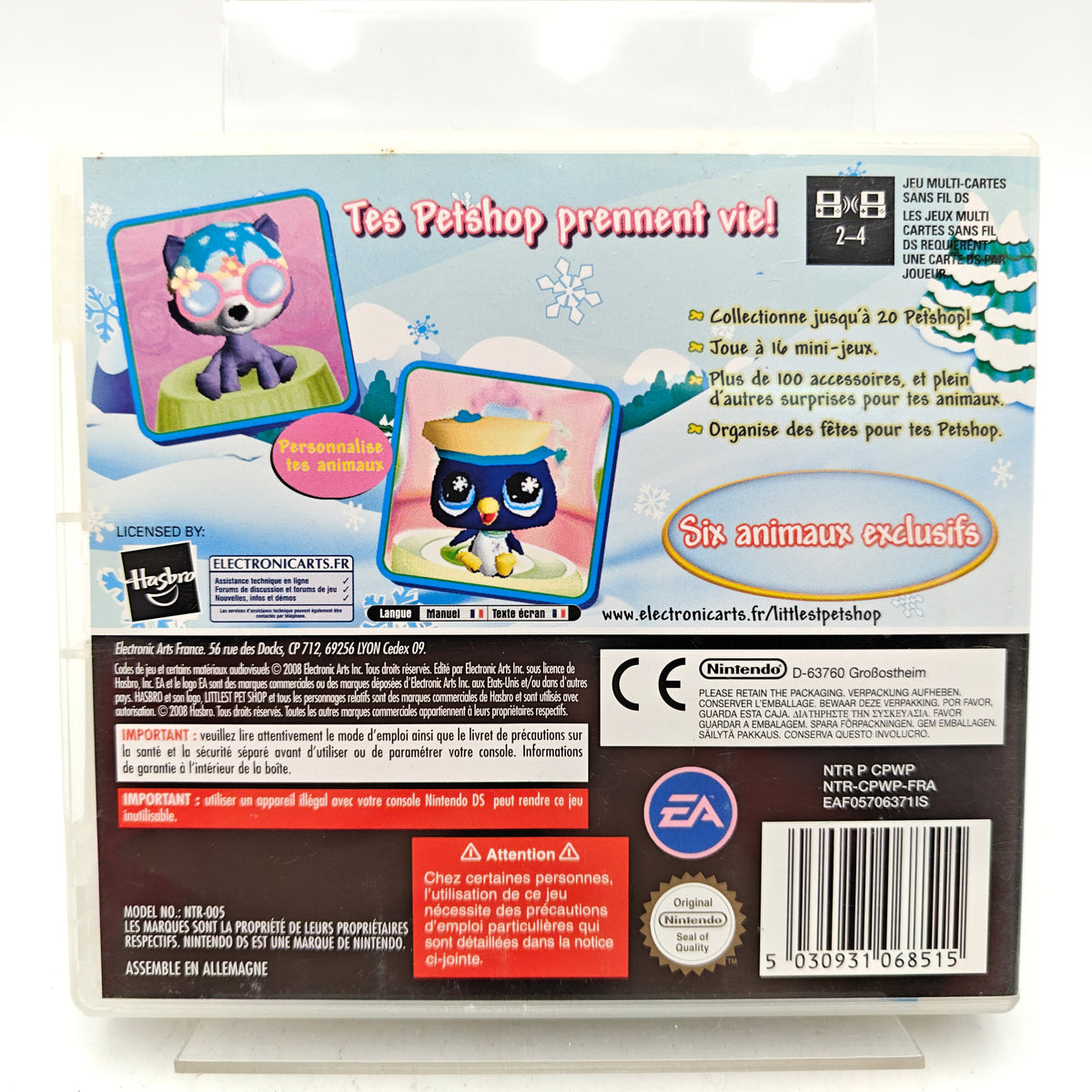 LITTLEST PET SHOP HIVER - NINTENDO DS