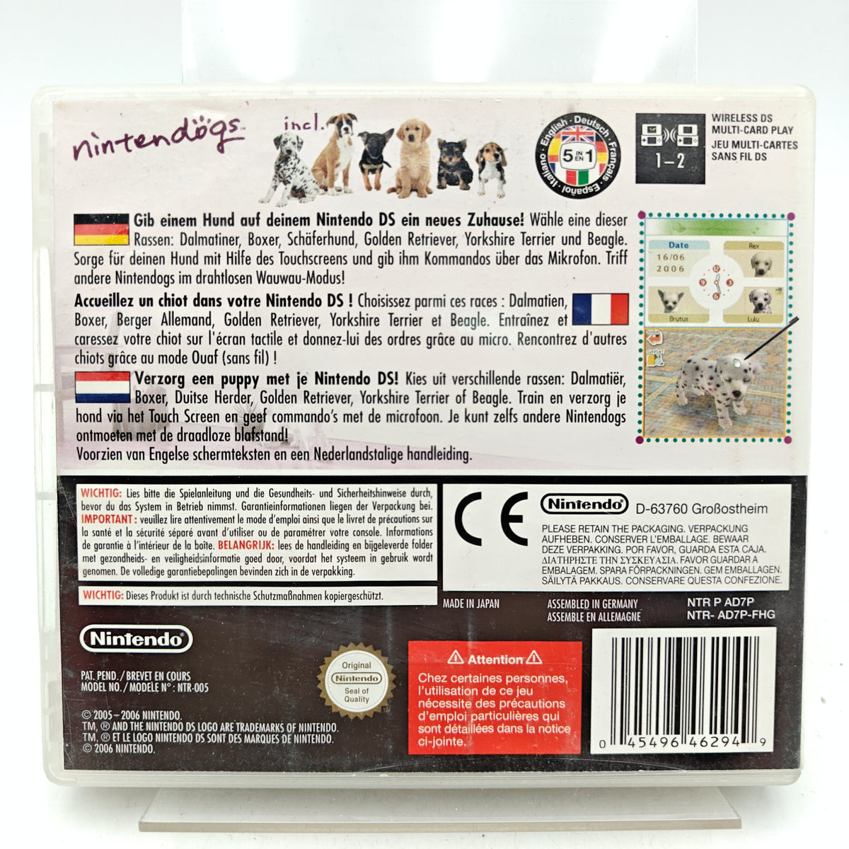 NINTENDOGS: DALMATIAN & FRIENDS - NINTENDO DS