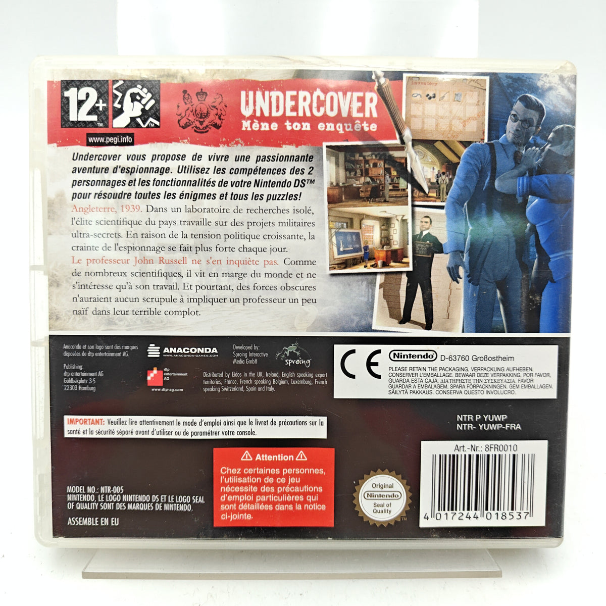 UNDERCOVER - NINTENDO DS