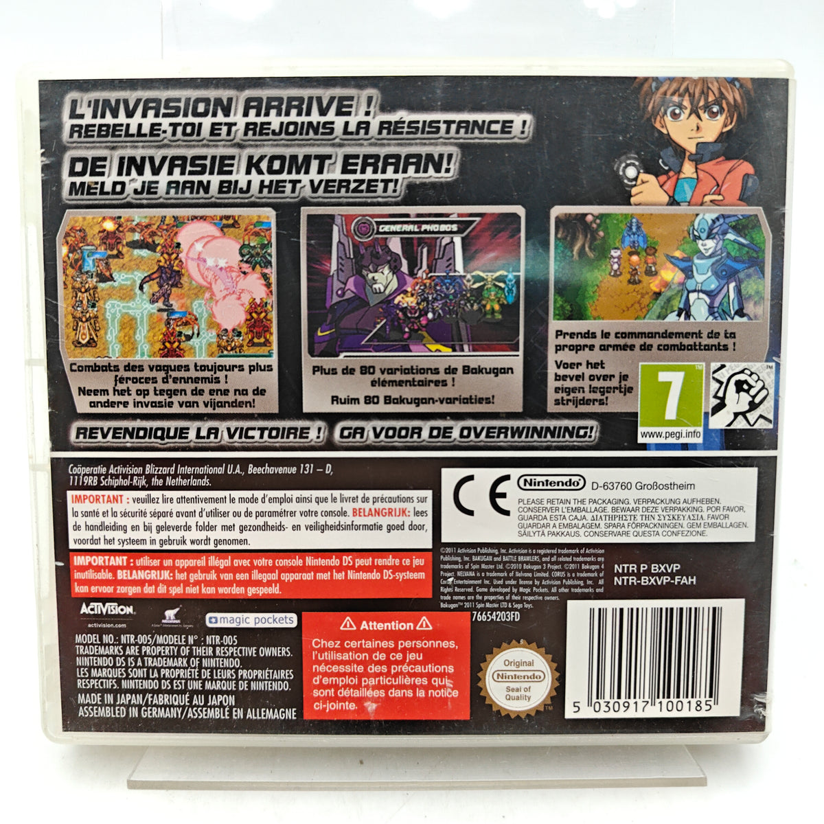 BAKUGAN: RISE OF THE RESISTANCE - NINTENDO DS