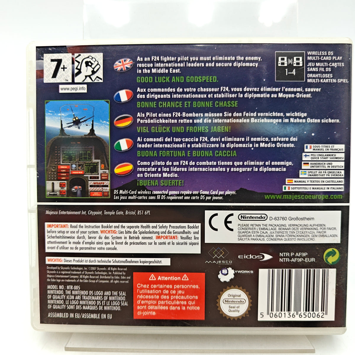 F-24 STEALTH FIGHTER - NINTENDO DS