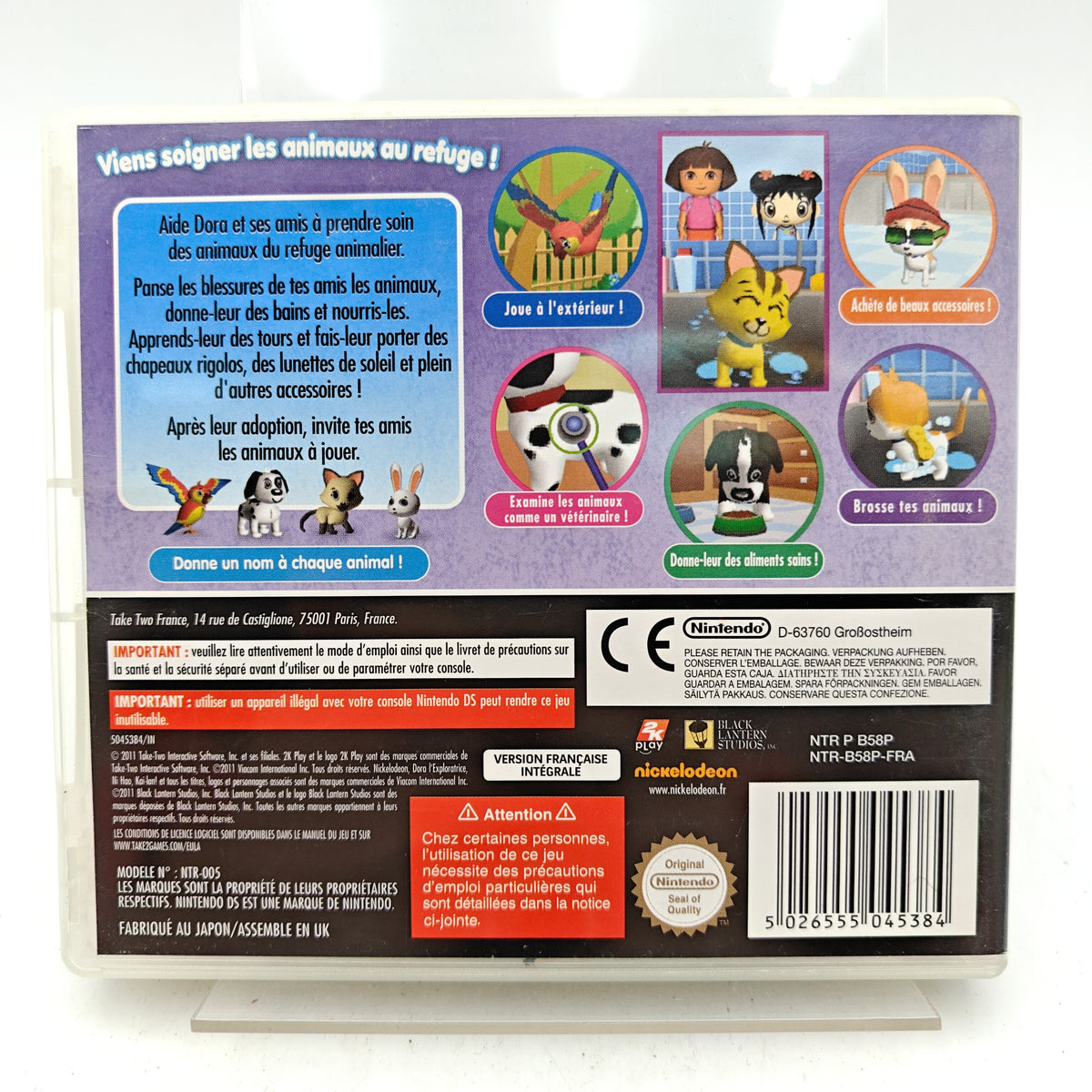 DORA : SAUVONS LES ANIMAUX - NINTENDO DS