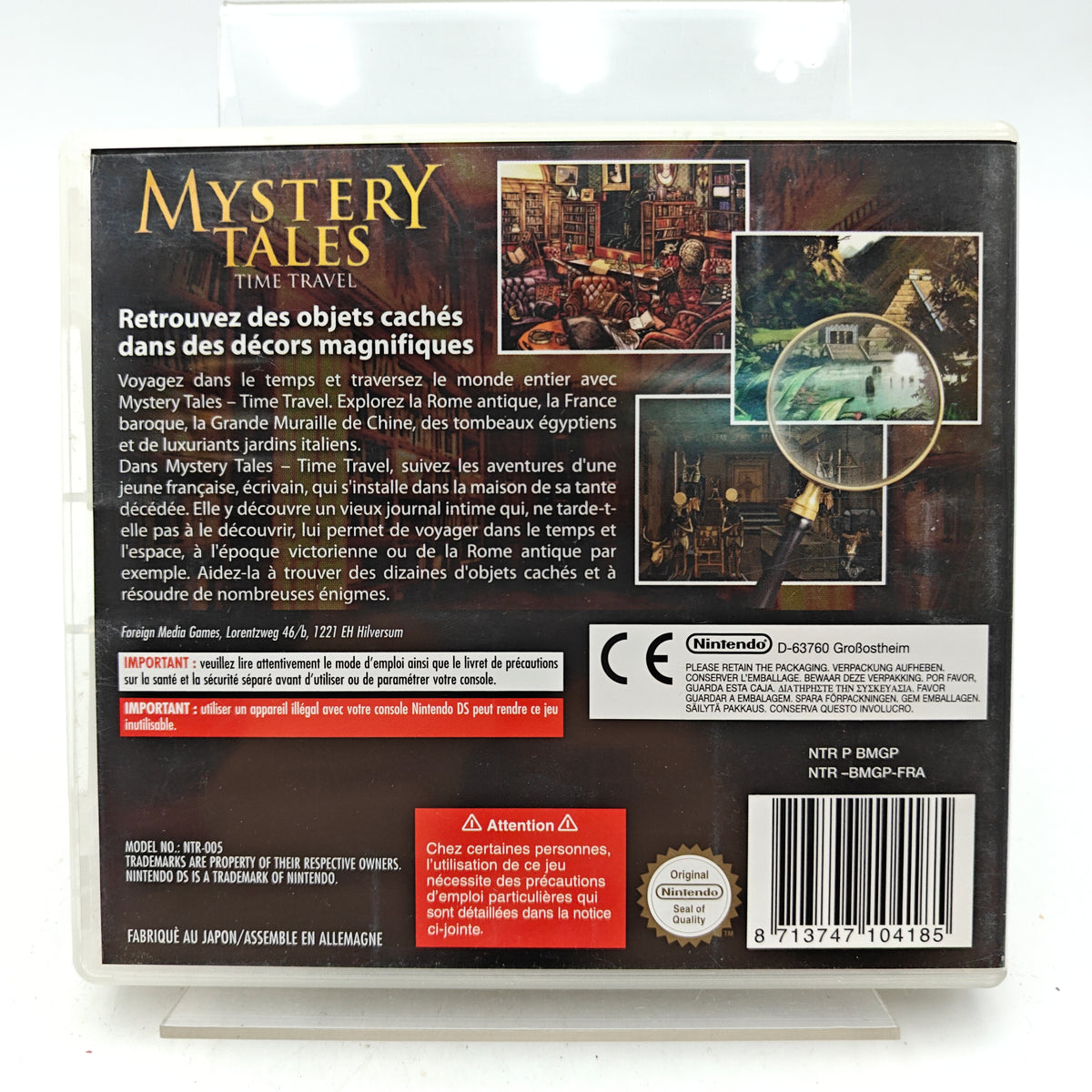 MYSTERY TALES: TIME TRAVEL - NINTENDO DS