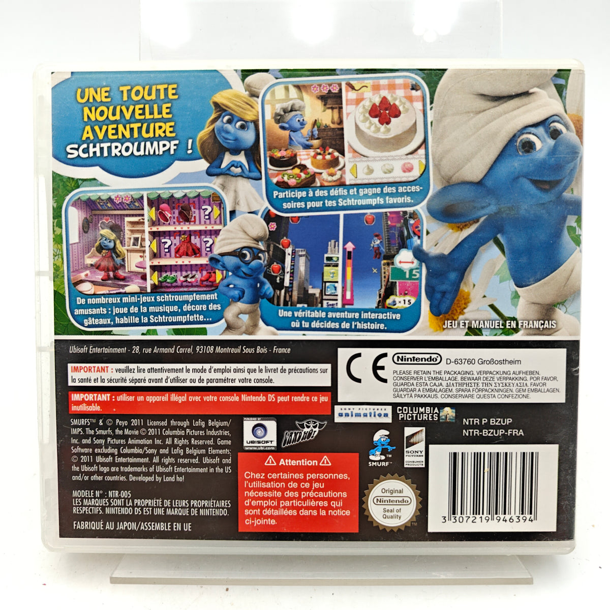LES SCHTROUMPFS - NINTENDO DS