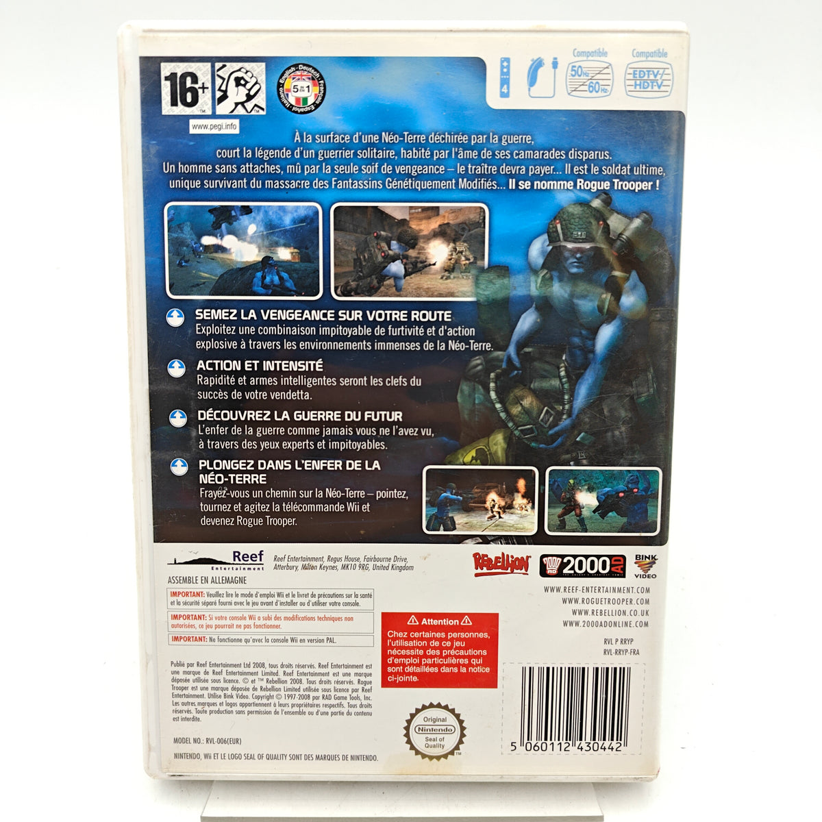 ROGUE TROOPER: QUARTZ ZONE MASSACRE - NINTENDO WII