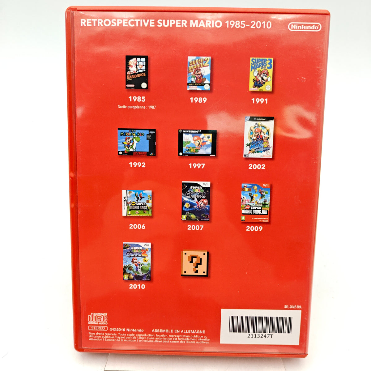 SUPER MARIO ALL-STARS – ÉDITION 25E ANNIVERSAIRE - NINTENDO WII