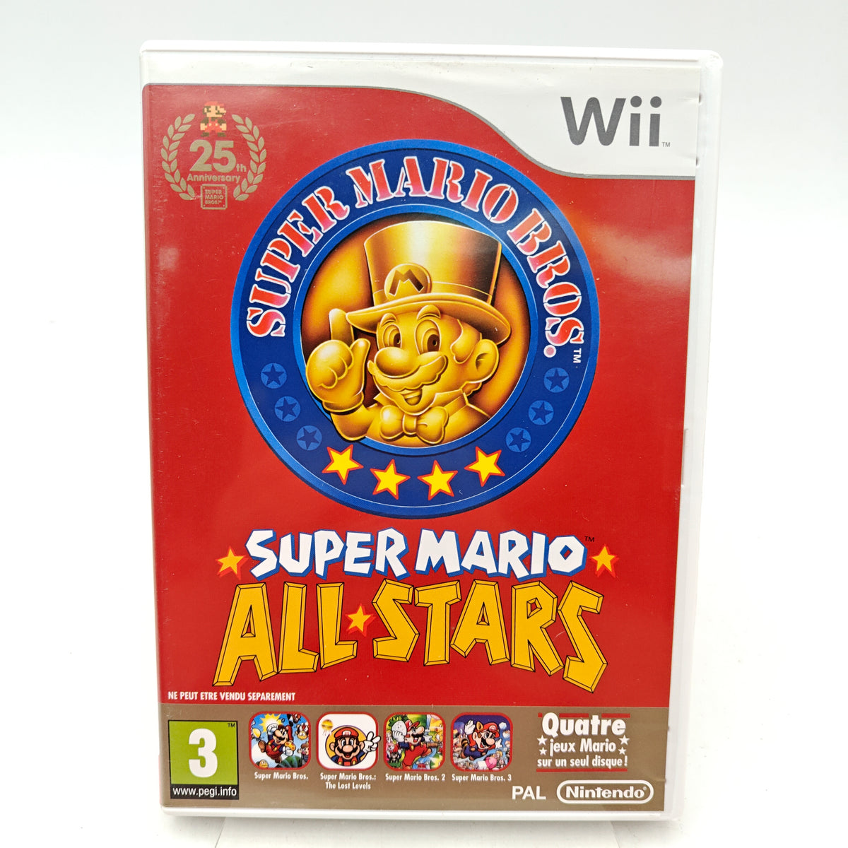 SUPER MARIO ALL-STARS – ÉDITION 25E ANNIVERSAIRE - NINTENDO WII