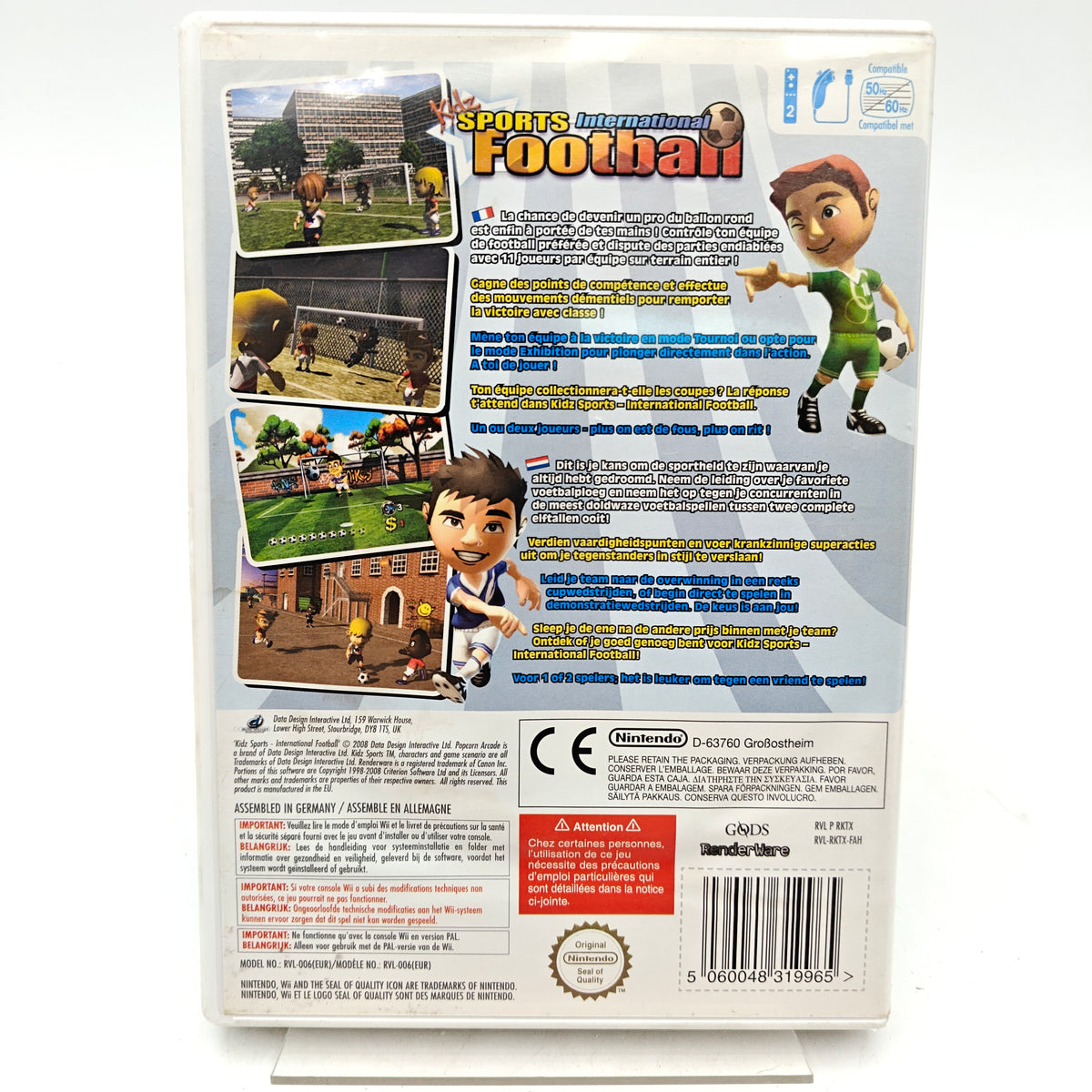 KIDZ SPORTS INTERNATIONAL FOOTBALL - NINTENDO WII