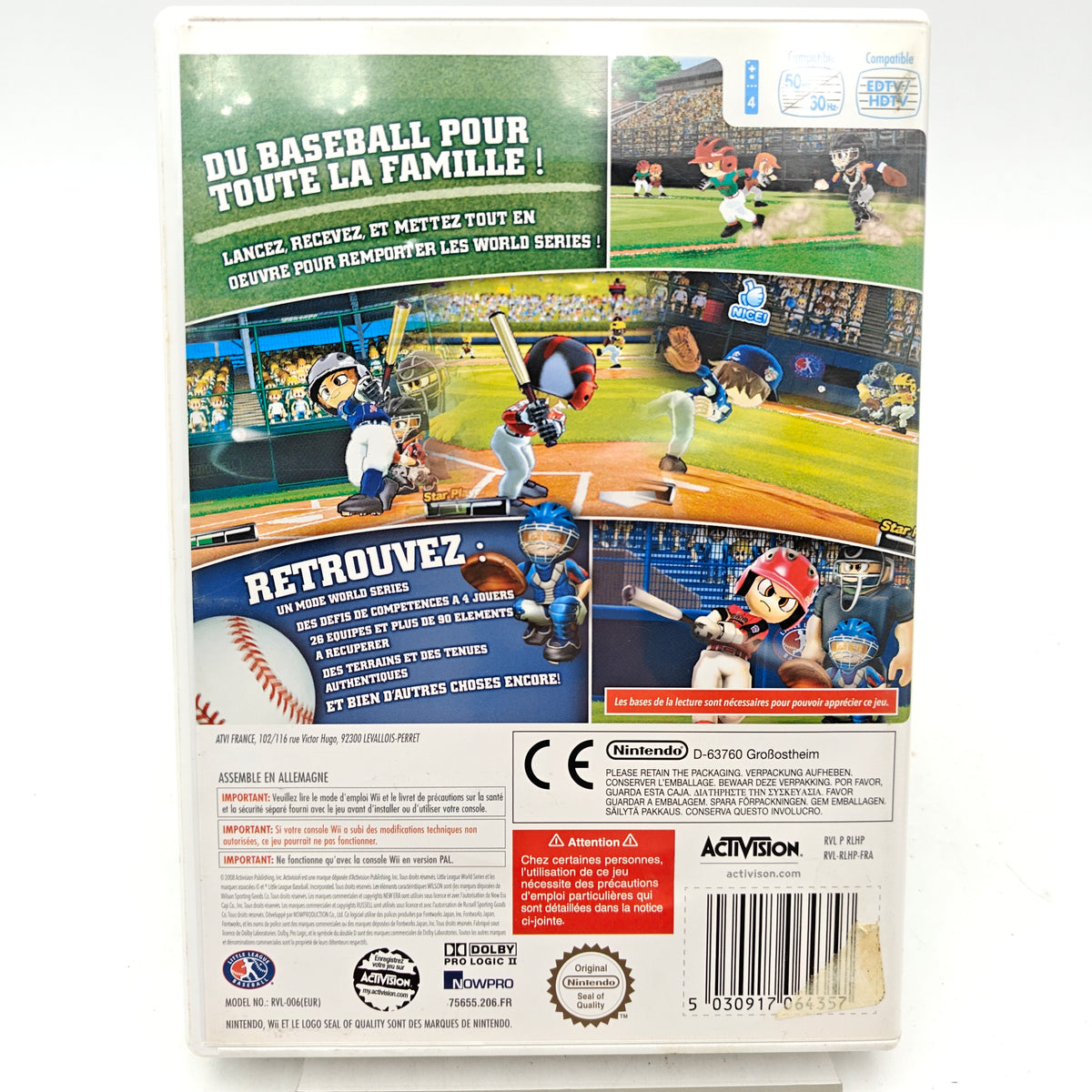 LITTLE LEAGUE WORLD SERIES BASEBALL - NINTENDO WII