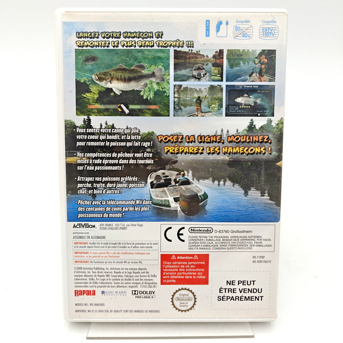 RAPALA'S FISHING FRENZY - NINTENDO WII