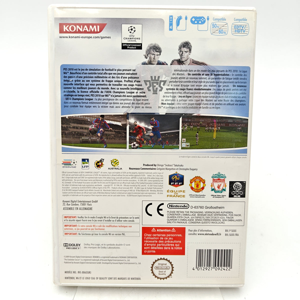 PES 2010 – PRO EVOLUTION SOCCER - NINTENDO WII