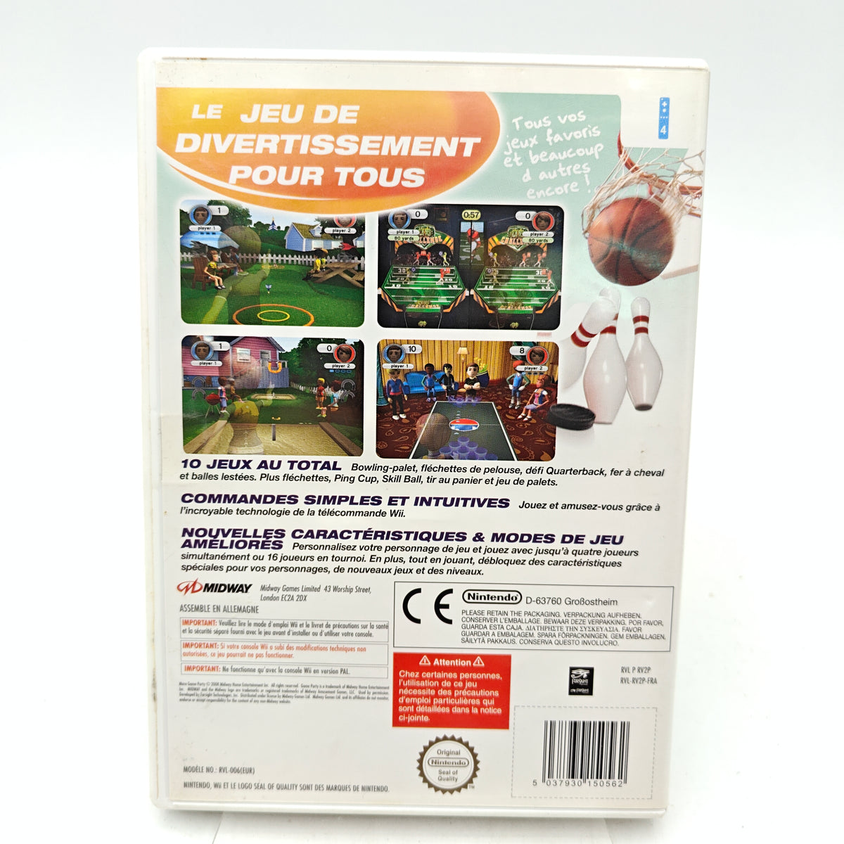 MORE GAME PARTY - NINTENDO WII
