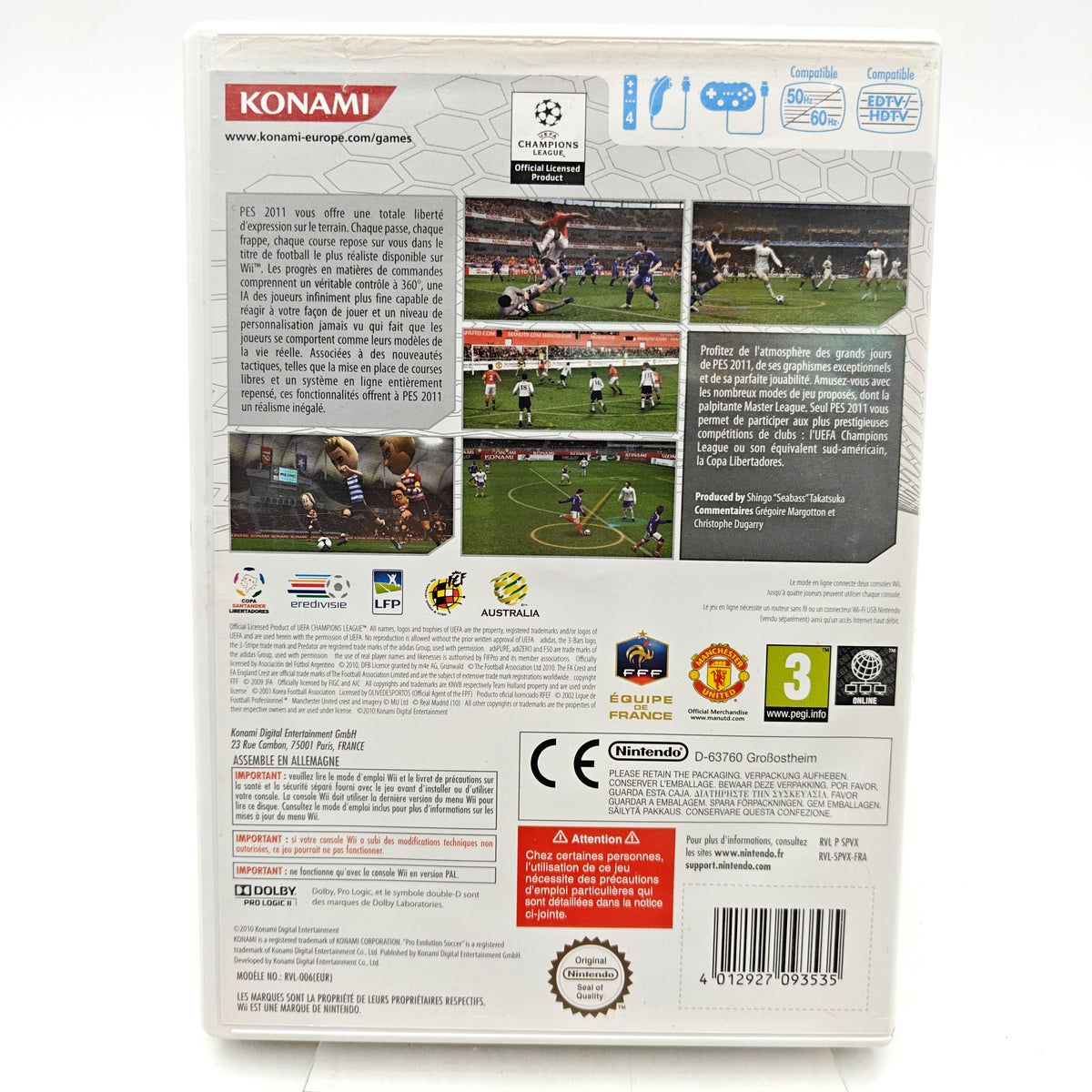 PRO EVOLUTION SOCCER 2011 - NINTENDO WII