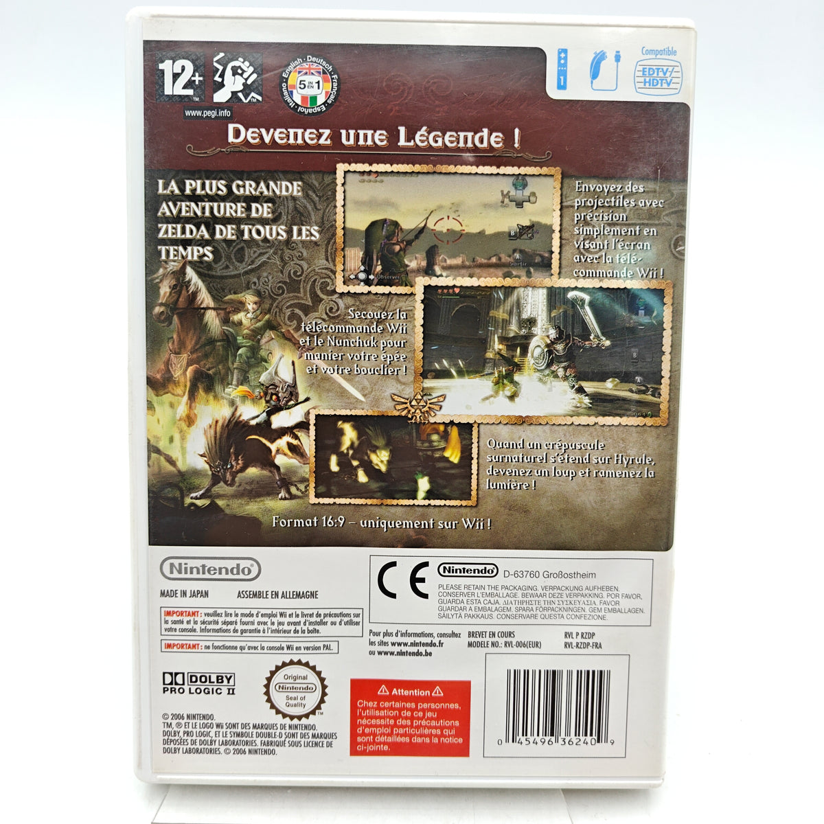 THE LEGEND OF ZELDA: TWILIGHT PRINCESS - NINTENDO WII