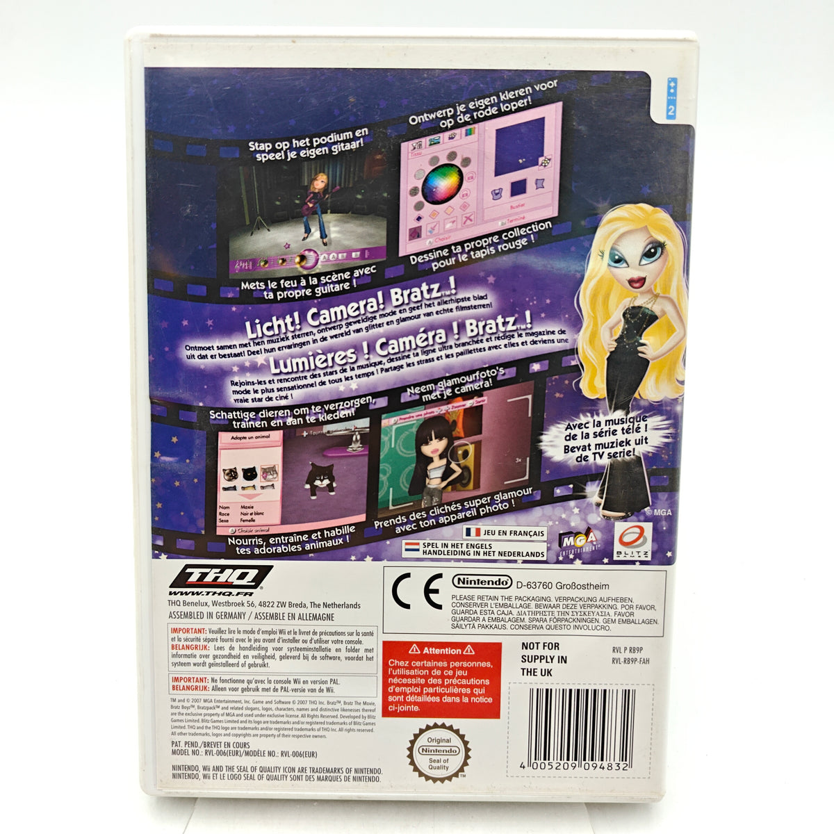 BRATZ: THE MOVIE - NINTENDO WII