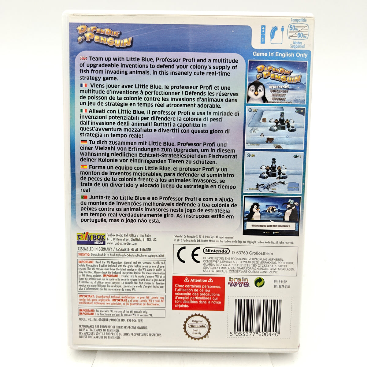 DEFENDIN' DE PENGUIN - NINTENDO WII