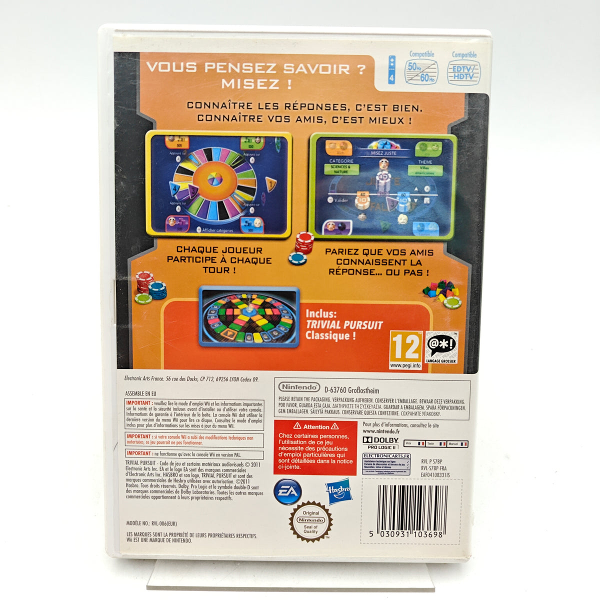 TRIVIAL PURSUIT CASUEL - NINTENDO WII