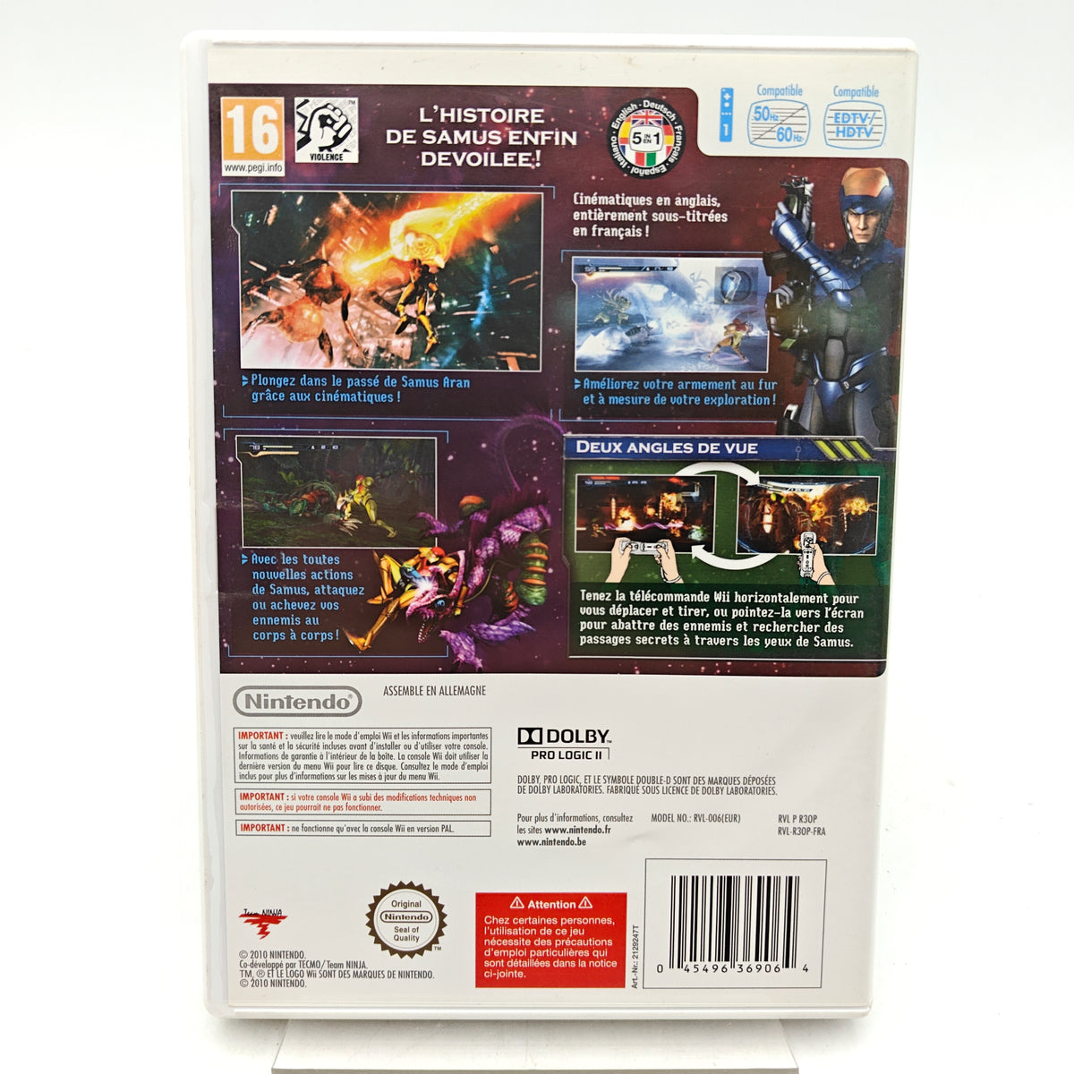 METROID: OTHER M - NINTENDO WII