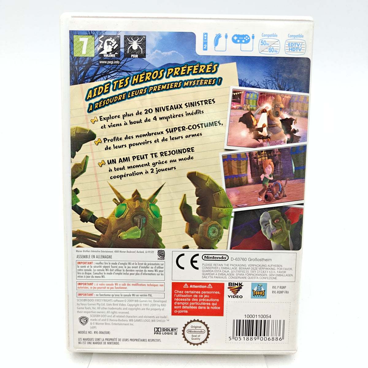 SCOOBY-DOO! OPÉRATION CHOCOTTES - NINTENDO WII