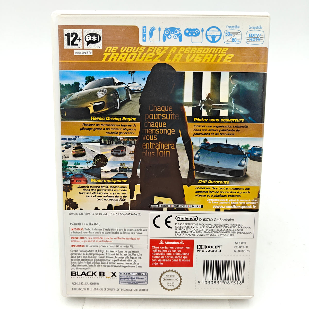 NEED FOR SPEED: UNDERCOVER - NINTENDO WII