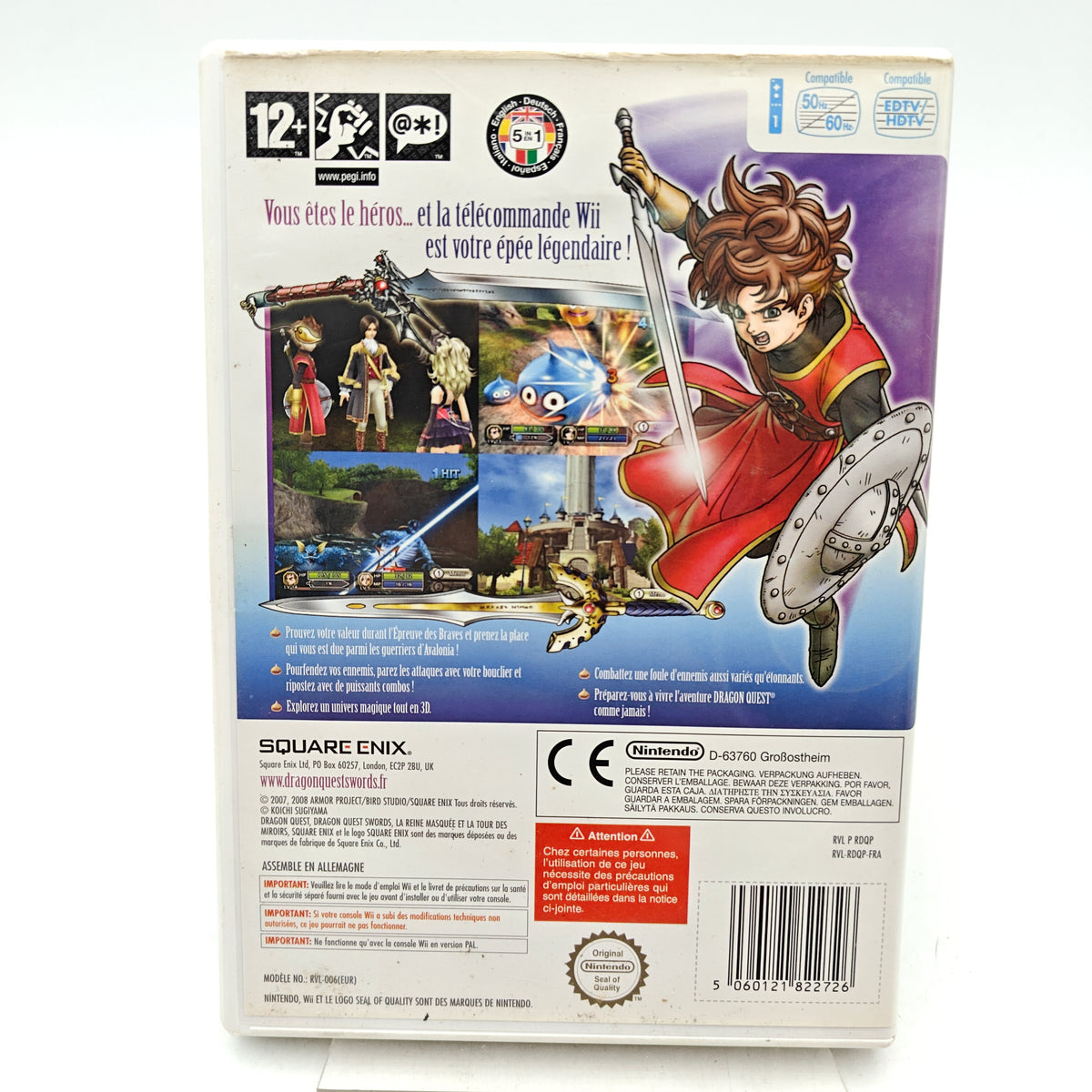 DRAGON QUEST SWORDS : LA REINE MASQUÉE ET LA TOUR DES MIROIRS - NINTENDO WII