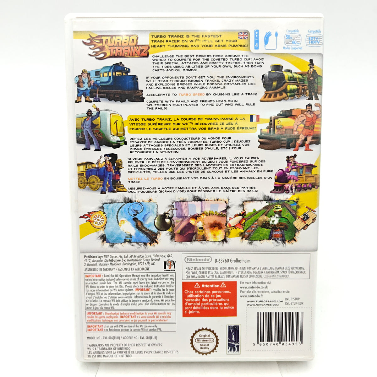 TURBO TRAINZ - NINTENDO WII