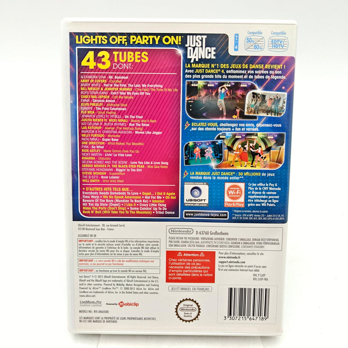JUST DANCE 4 - NINTENDO WII