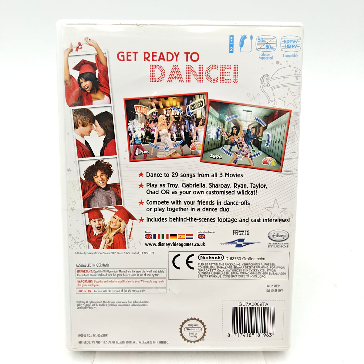 HIGH SCHOOL MUSICAL 3: SENIOR YEAR DANCE! - NINTENDO WII