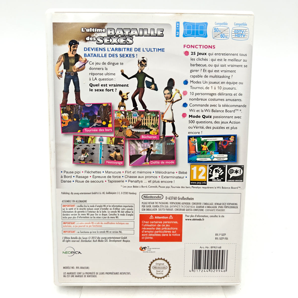 LA BATAILLE DES SEXES - NINTENDO WII