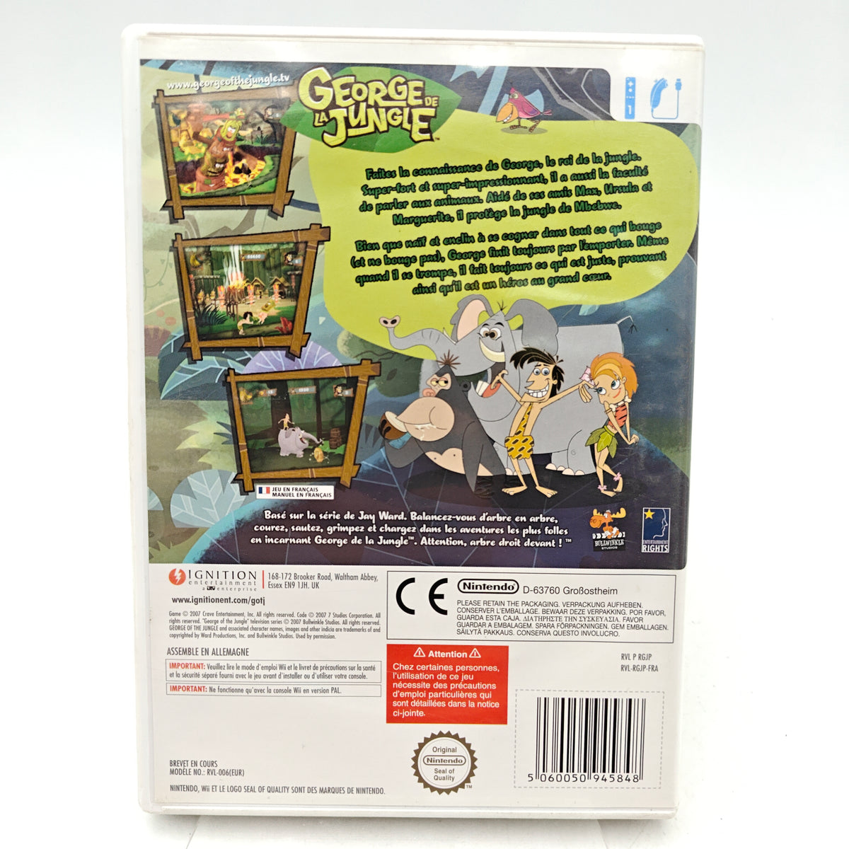 GEORGE DE LA JUNGLE - NINTENDO WII