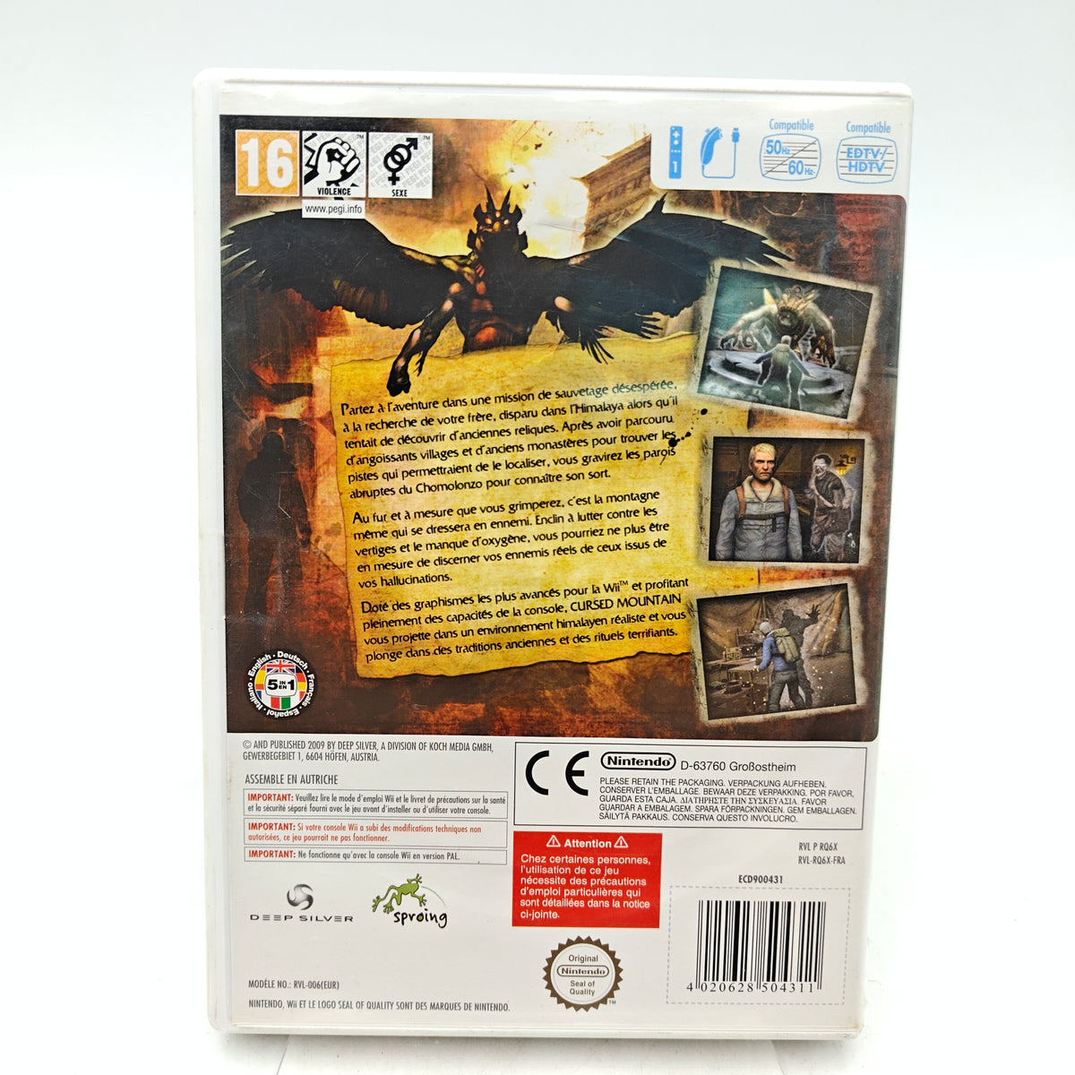 CURSED MOUNTAIN - NINTENDO WII
