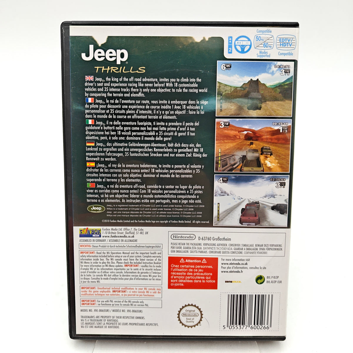 JEEP THRILLS - NINTENDO WII