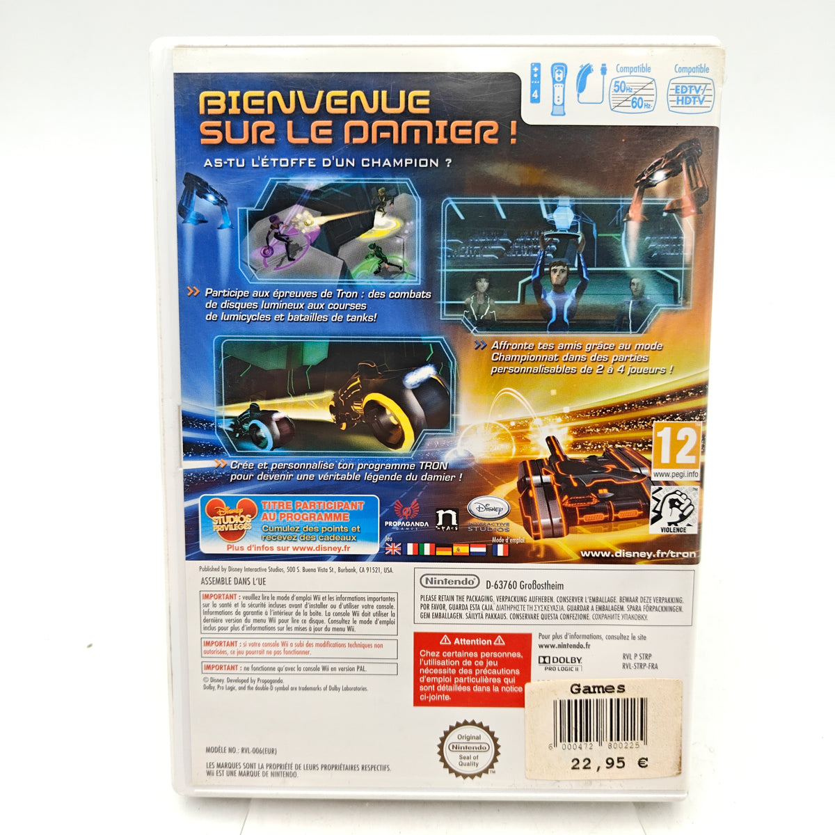 TRON: EVOLUTION - NINTENDO WII
